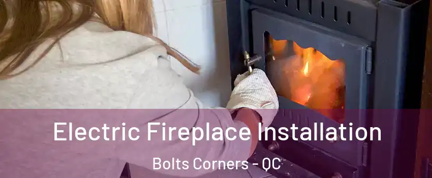  Electric Fireplace Installation Bolts Corners - QC