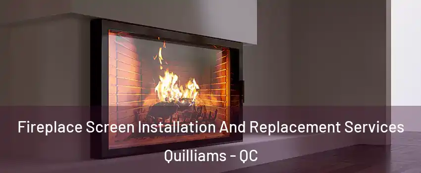  Fireplace Screen Installation And Replacement Services Quilliams - QC