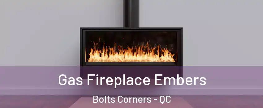 Gas Fireplace Embers Bolts Corners - QC