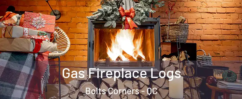  Gas Fireplace Logs Bolts Corners - QC