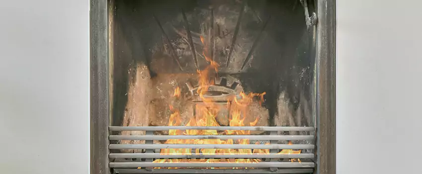 Travis Industries Linear Gas Fireplace Installation in Lac Brome, Quebec