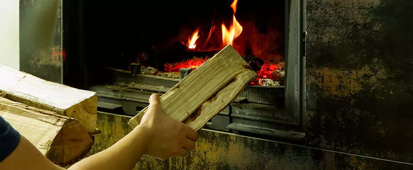 Wood Stove Heat Resistant Wall Repair in Lac Brome, Quebec