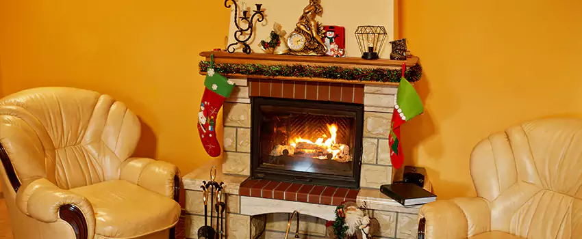 Fireplace Hearth Ideas in Lac Brome, Quebec