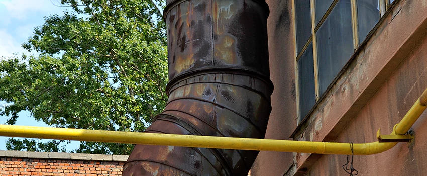 Lightning Protection Installation System for Industrial Chimneys in Lac Brome, Quebec