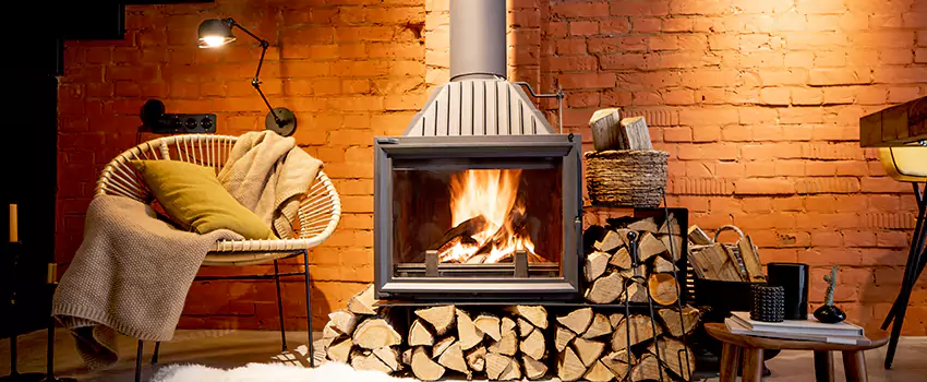 Pellet Stove Chimney Pipe Brackets Installation in Lac Brome, QC