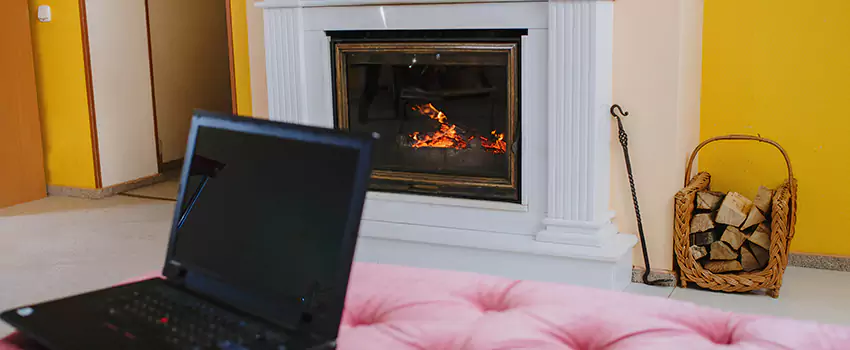 Valor Outdoor Gas Fireplace in Lac Brome, Quebec